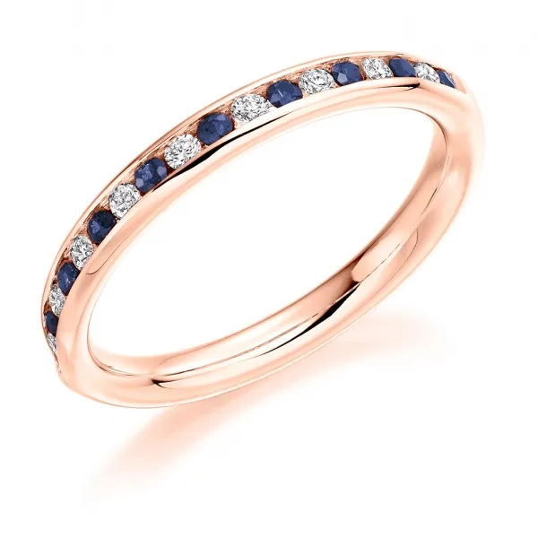 His and hers on sale sapphire wedding bands